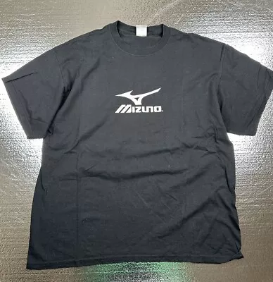 Vintage Gilden Black T-shirt Mizuno Size XL Never Settle Baseball Sports • $34.99