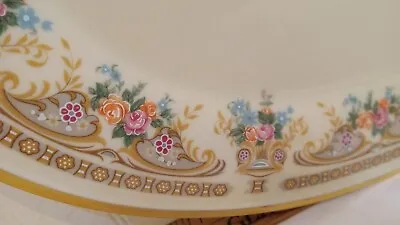 Vibrant Lenox Versailles 16  Oval Floral Serving Platter • $34.99