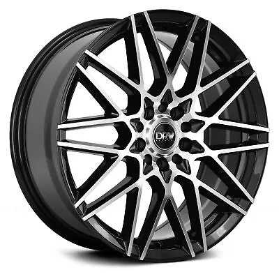 DRW D17 Wheels 18x8 (40 5x114.3 73.1) Black Rims Set Of 4 • $720