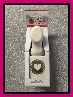  RARE! Martha Stewart HEART SEAL Double Craft Punch.  💕 ***NEW*** • $36.76