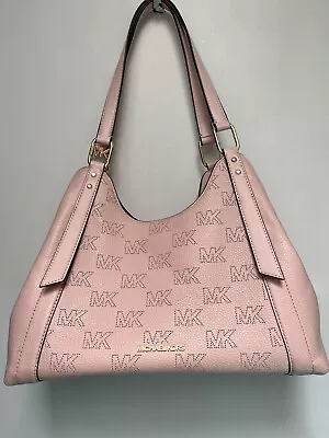 Michael Kors ~ Gently Used Signature Leather Arlo Powder Blush Handbag W/tags • $150