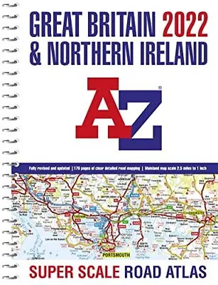 Great Britain A-Z Super Scale Road Atlas 2... A–Z Maps • £12.99