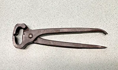 Antique Heller Bros. Nipper/Nail Puller Pliers Ferrier Tool Vintage Nice • $22