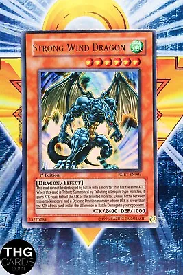 Strong Wind Dragon RGBT-EN003 1st Ed Ultra Rare Yugioh Card • £9.99