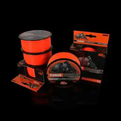 Whisker Seeker Catfish Fishing Line~500yds~5 Strengths~Orange~Mono~FREE Shipping • $28.29