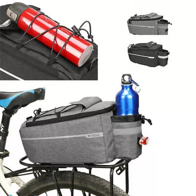 Bike Rear Pannier Bag Cycling Rear Rack Waterproof Storage Bottle Luggage Bag • $11.99