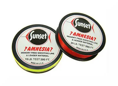 Amnesia Memory Free Monofilament Line By Sunset • $3.60