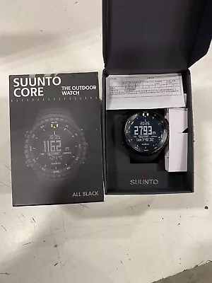 Suunto Core Unisex Adults Black Watch - SS014279010 • $199.99