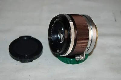 Canon 2.8 / 50 Mm Rangefinder Lens. 39mm Screw Mount (LTM) Caps. 27449. UK Sale • £59.99
