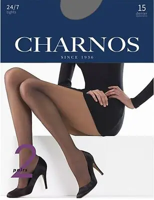 Charnos 15 Denier Body Shaping Control Tights 24/7 - 2 Pack • £9.99