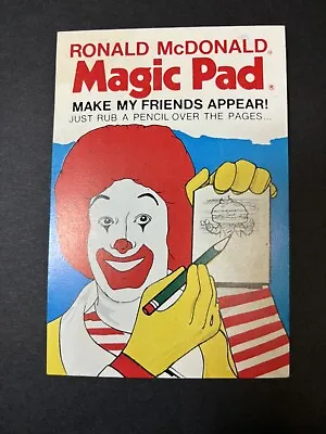 McDonald’s Vintage 1978 Magic Pad. VERY RARE . 3 Available • $7.99