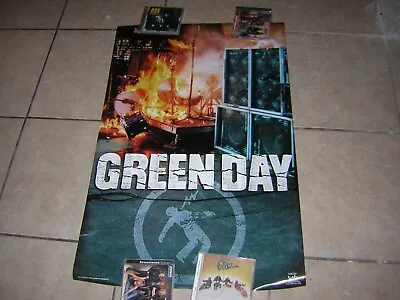 Green Day Poster 2001 Vintage Licensed   Billie Joe Armstrong Cinderblock • $35