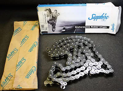 Sapphire RSC #530 Motorcycle Roller Chain Replacement Harley Davidson 116 Link • $19.95