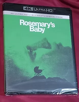 Rosemary`s Baby( 4K Blu Ray20232 Disc Set)NEW/SEALD Trackn Us Release • $27