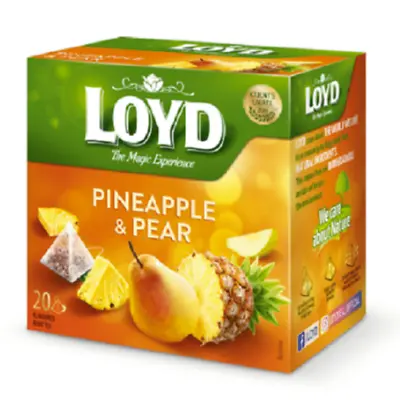 Loyd Pineapple & Pear Fruit Tea The Magic Experience Box Of 20 Tea Bags • £7.26