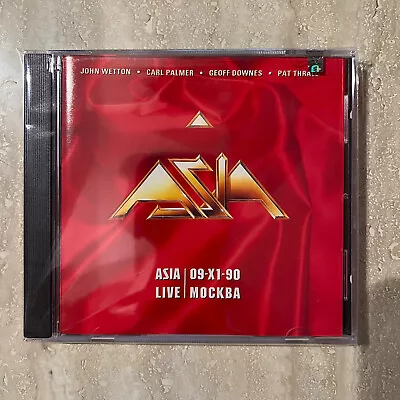 CD ASIA LIVE Moscow 09-X1-90 John Wetton Carl Palmer Geoff Downes 1991 (NEW) • $9.99