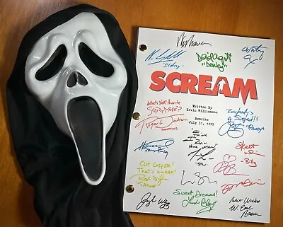 Scream Script Signed- Autograph Reprints- 119 Pages- Ghost Face- Scream 1996 • $24.99
