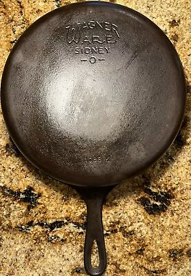 VTG WAGNER WARE Sidney -0- Chicken Fryer Skillet #8 (1088K) Pan Read • $37.99