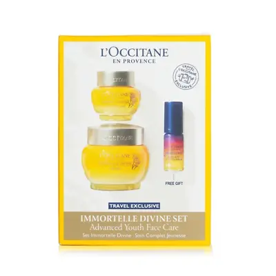 L'Occitane Immortelle Divine Set: Cream 50ml + Eye Balm 15ml + Overnight Reset O • $297.95