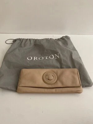 $41.30 • Buy Oroton Nude Leather Clutch Purse