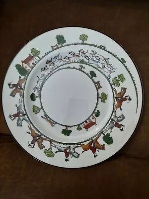 Vintage Coalport Wedgwood Fox Hunting Scene Collectors Plate Made In England • $125