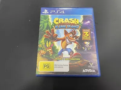 Crash Bandicoot N Sane Insane Trilogy For Sony PlayStation 4 - 2017 • $24.95