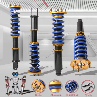 Adjustable 4X Coilovers Struts Shocks Set For 08-12 Honda Accord 09-14 Acura TSX • $219.98