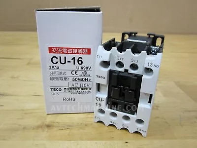 Teco Magnetic Contactor CU-16-3A1a-110V CU16E5 • $43