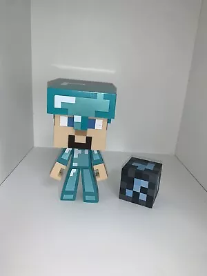 Minecraft Diamond Steve 6  Vinyl Figure Jinx Mojang • $18