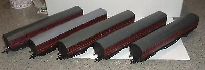 Graham Farish (Bachmann)  LMS Non-corridor Suburban Coach Set 5 Off  OO    1/76 • $100