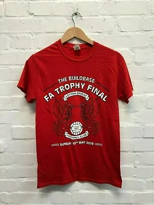 £3.99 • Buy Leyton Orient FC Men's The Buildbase FA Trophy Final T-Shirt - Red - New