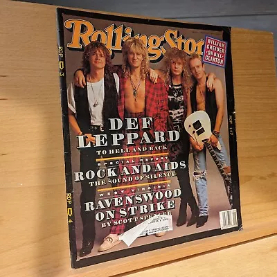 Rolling Stone Magazine Issue 629 April 30 1992 Def Leppard • $17.99