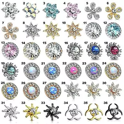 £3.49 • Buy Surgical Steel Micro Dermal Anchor Head Microdermal Surface Piercing