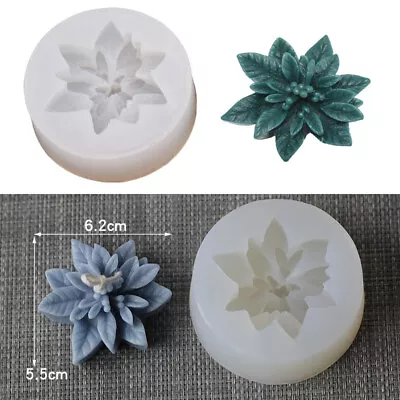 £5.79 • Buy 3D DIY Candle Mold Silicone Aromatherapy Candle Making Wax Molds Soap Moulds