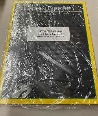 New John Deere 600 C Series Corn Head Operator’s Manual OMH236210 • $25.95