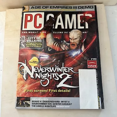 PC Gamer Video Game Magazine December 2005 NEVERWINTER NIGHTS 2 Cool Photos Ads • $9.99