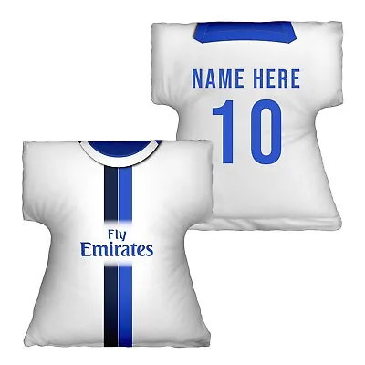 London Blues 2003 Away Shirt Personalised Retro Football Shirt Shaped Cushion • £18.98