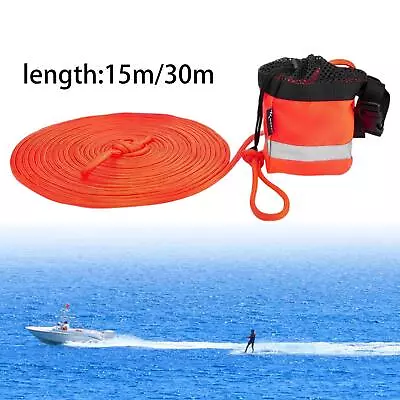 Throwable Rope Throw Bag Rope Throw Bag For Sailing Buoyant Dinghy Rafting • $42.50