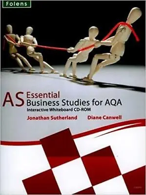 Essential Business Studies A Level: AS Whiteboard CD-ROM By Jonathan Sutherland • £96.50