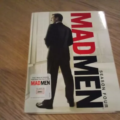 TV Series Mad Men  Season 4 - DVD - GOOD AMC • $5