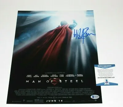 Composer Hans Zimmer Signed Man Of Steel 11x14 Movie Poster Beckett Coa Superman • $297.49