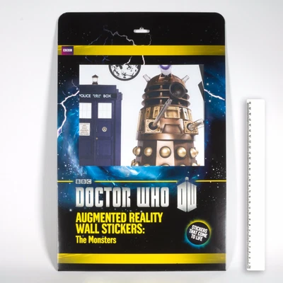 £5 • Buy Dr Who Augmented Reality Wall Stickers That Come To Life With App, BBC World