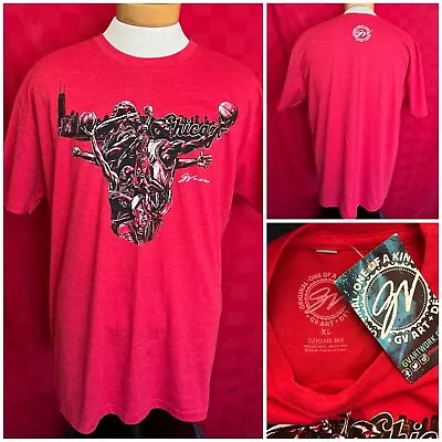 NEW NWT Michael Jordan Shirt Size XL Chicago Bulls City Skyline Jesus Cross • $15