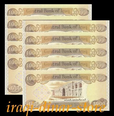 30000 Iraqi Dinar 30 X 1000 Iraq  Unc Lot Of 30  From A Bundle New Uncirculated • $148.98