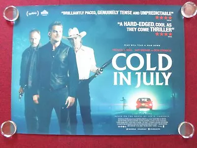 COLD IN JULY UK QUAD (30 X 40 ) ROLLED POSTER VINESSA SHAW MICHAEL C. HALL 2014 • $17.41