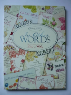 £3 • Buy IN OTHER WORDS Illustrated Watercolour SENTIMENTS Joanna Sheen Papercraft CD ROM