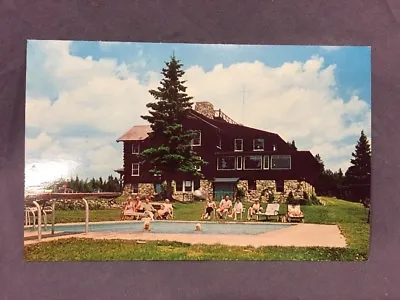 Sky Lodge & Motel  Moose River Maine Postcard Eastern Illustrating • $2.50