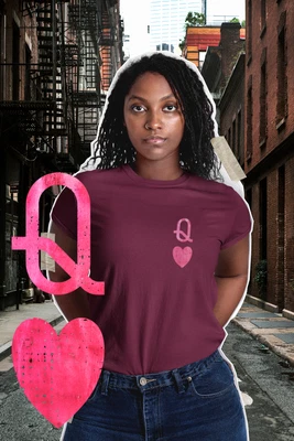 £7.90 • Buy QUEEN OF HEARTS 2 - Quality T-Shirt - WOMEN