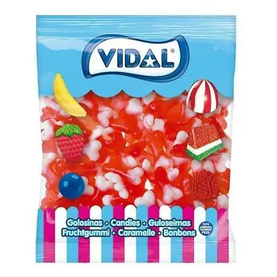 Vidal Jelly Bones Halloween Sweets Full Bag 1kg • £7.49