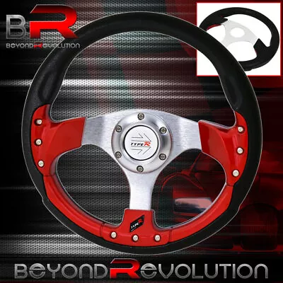 Type-R Jdm Red Inner Fusion Style Inner Center 320mm Steering Wheel 6 Bolt • $42.99